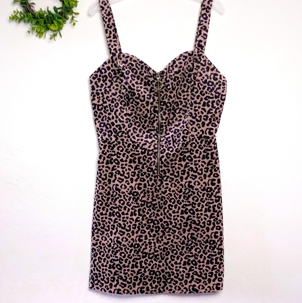 Wild Fable Animal Print Mini Dress NEW